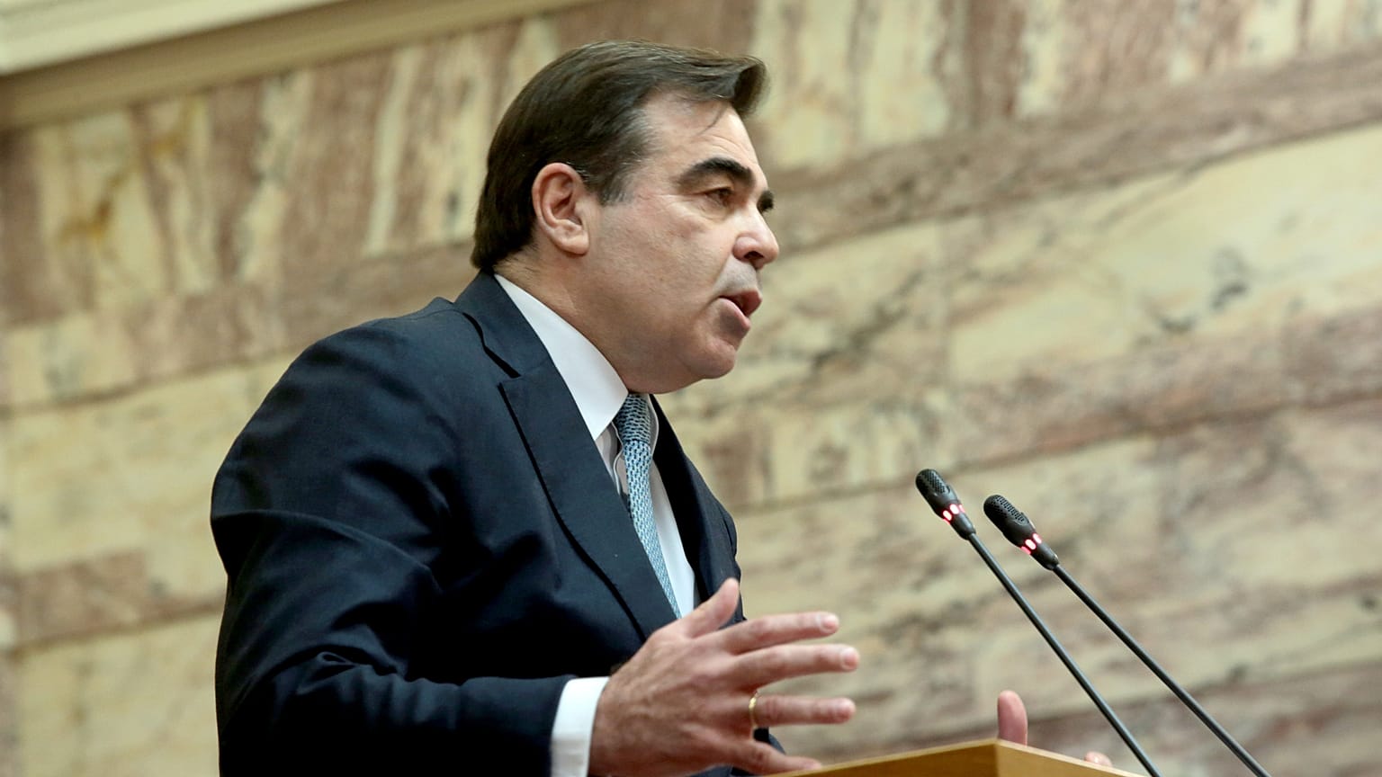 Ο αντιπρόεδρος της Ευρωπαϊκής Επιτροπής, Μαργαρίτης Σχοινάς