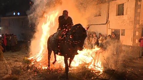 Fire and horses as unique Las Luminarias festival kicks off in Spain