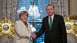 صورة نت الارشيف -  إردوغان مع أنجيلا ميركل