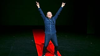 Fashion designer Jean Paul Gaultier poses for his Fashion Freak Show,  July 23, 2019. (Photo by Joel C Ryan/Invision/AP) 