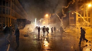 Lübnan'ın başkenti Beyrut'ta hükümet karşıtı protesto
