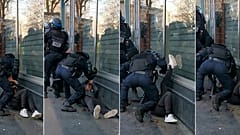 انتشار ویدئوی از خشونت پلیس در فرانسه جنجالی شد