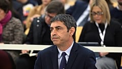 Josep Lluís Trapero durante el juicio celebrado en la Audiencia Nacional 