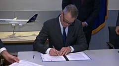 The signing of the letter of intent in Berlin, January 20th.