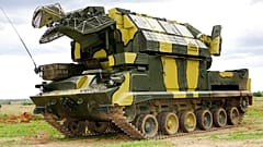 A 2005 file photo of a Russian Tor-M1 missile system similar to those supplied to Iran