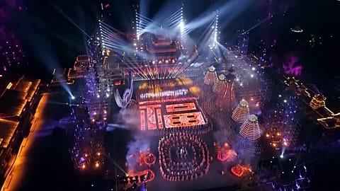 China: Proben für Frühlingsfest 2020