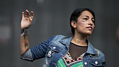 Ana Tijoux bei einem Auftritt