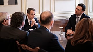 Στην Ένωση Ελλήνων Εφοπλιστών ο Κυριάκος Μητσοτάκης