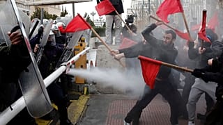 Ένταση στο τέλος του εκπαιδευτικού συλλαλητηρίου στην Αθήνα