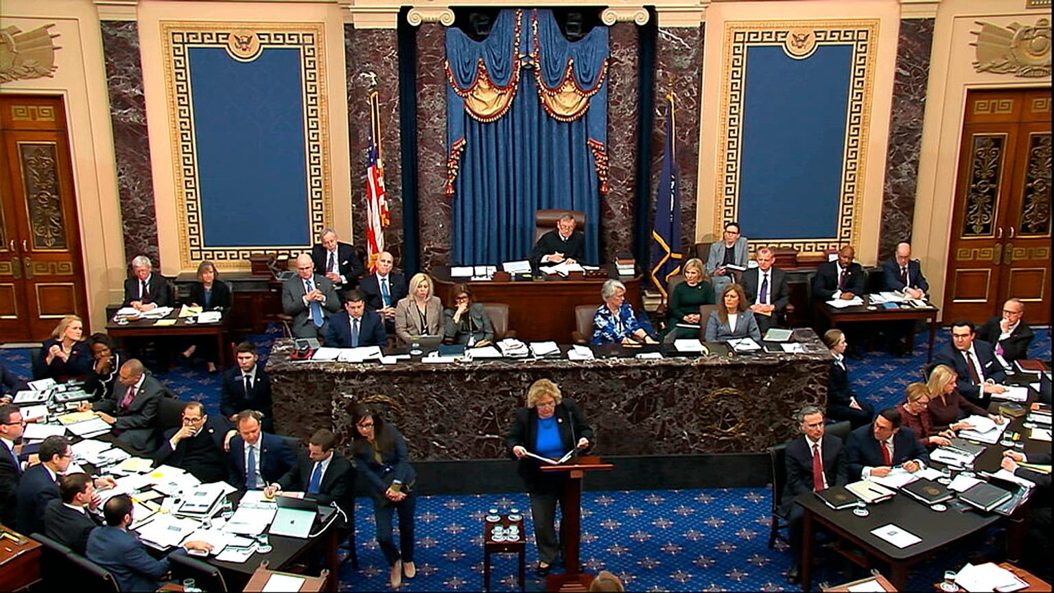 The first day of Donald Trump's impeachment trial lasted 13 hours.