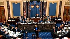 The first day of Donald Trump's impeachment trial lasted 13 hours.