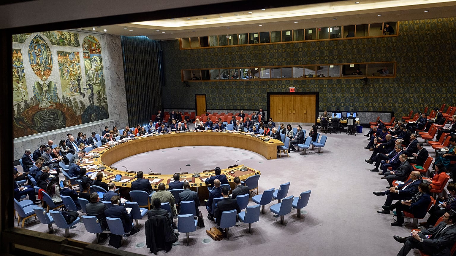 Security Council meeting on the situation in the Middle East