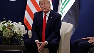 Donald Trump realiza una rueda de prensa en Davos