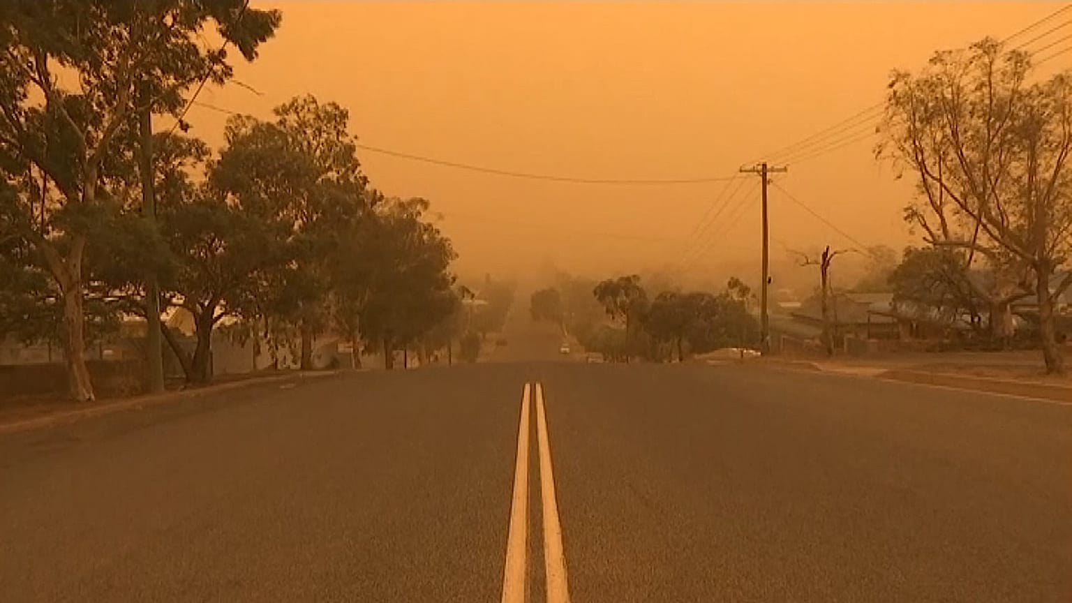Las tormentas de arena 'ocultan en la penumbra' parte de Australia 