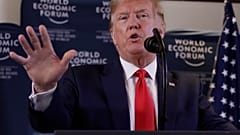 US-Präsident Donald Trump während der Pressekonferenz