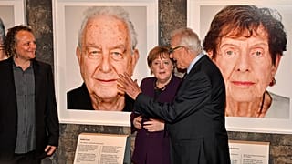 The industrial world heritage landmark Zollverein shows 75 years after the liberation of the Nazi death camp Auschwitz-Birkenau, 75 portraits of Jewish survivors