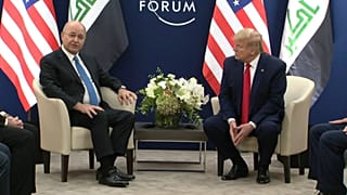 دونالد ترامپ در پاسخ به اینکه آیا عراق را تحریم می‌کنید: باید ببینیم 