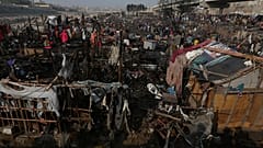 Pakistan gecekondu yangınları
