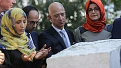İş adamı Jeff Bezos, öldürülen gazeteci Kaşıkçı için İstanbul'da düzenlenen anma törenine katıldı