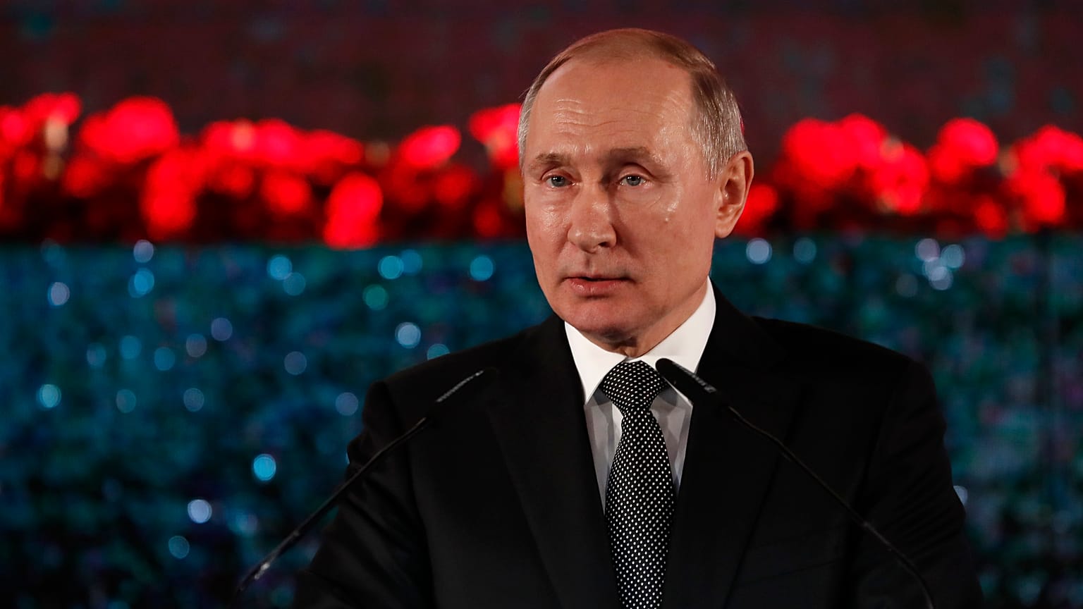 Russian President Vladimir Putin in Jerusalem on January 23, 2020.