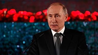 Russian President Vladimir Putin in Jerusalem on January 23, 2020.