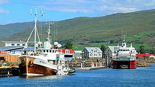 Hafen in Island