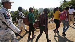 Ziel USA: Hunderte Migranten erreichen Mexiko