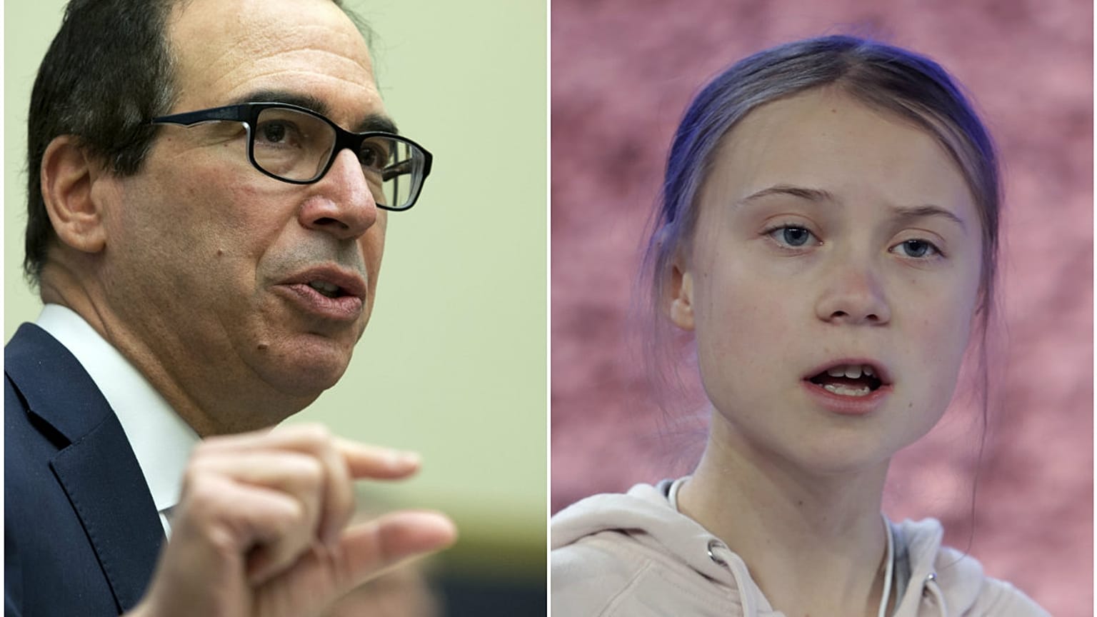 ABD Hazine Bakanı Mnuchin Davos'ta Greta Thunberg'e seslendi: O kim oluyor, baş ekonomist mi?