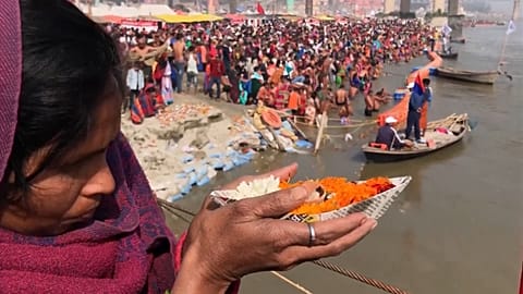 Sünden abwaschen im heiligen Ganges