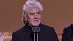 Almodóvar bei der Preisverleihung