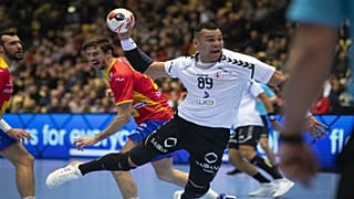لاعب المنتخب المصري لكرة اليد محمد شبيب/ أرشيف