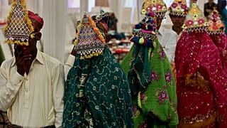 حفل زفاف جماعي في باكستان