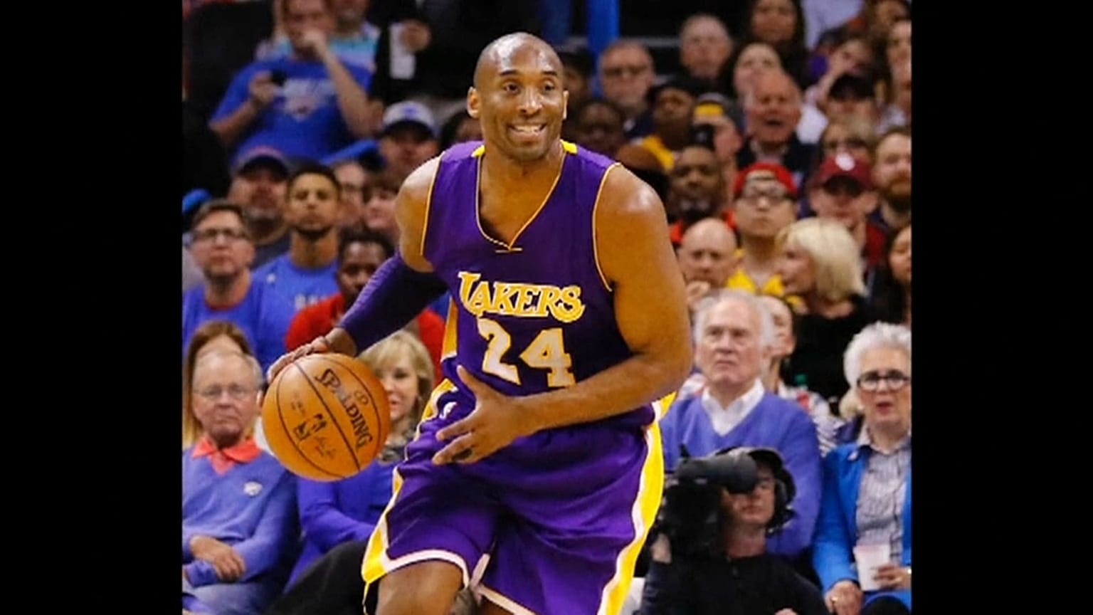 Kobe Bryant auf dem Basketballfeld
