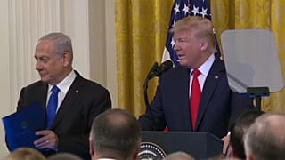 Trump propone como plan de paz para Oriente Medio crear dos Estados con Jerusalén dentro de Israel