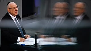 Gemeinsames Gedenken an NS-Opfer: Rivlin und Steinmeier im Bundestag