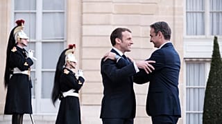 Συναντήση Μητσοτάκη-Μακρόν στο Ελιζέ