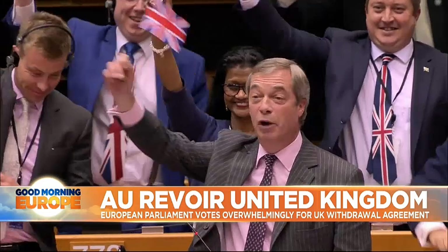Au Revoir United Kingdom: Brussels farewell to British MEPs ahead of Brexit day 