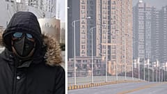 "Von Kopf bis Fuß bedeckt und besorgt" - Video aus Wuhan