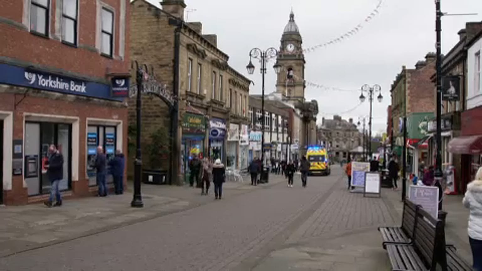 Utcakép Yorkshire-ben
