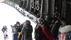 Çin'den tahliye edilen Türk vatandaşları 