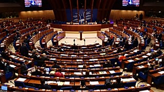 Fransa'nın Strasbourg kentindeki Avrupa Konseyi Parlamenter Meclisi 