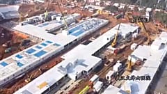 Nyolc nap alatt felépült az első kórházkomplexum Vuhanban 