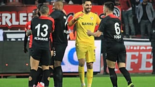 Süper Lig'in 20. haftasında Gaziantep FK, Demir Grup Sivasspor ile karşılaştı. Gaziantep FK oyuncuları gol sevinci yaşadı. ( Adsız Günebakan - Anadolu Ajansı )