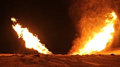 صورة أرشيفية لتفجير مماثل لخط الغاز عام 2012
