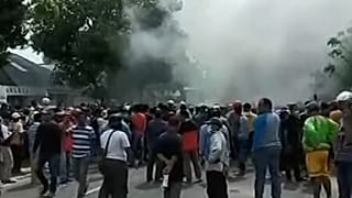 Endonezya koronavirüs protestosu