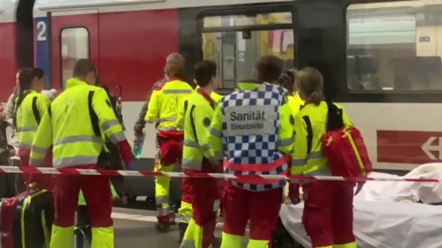 Zugunfall am Bahnhof Luzern: 12 Personen verletzt