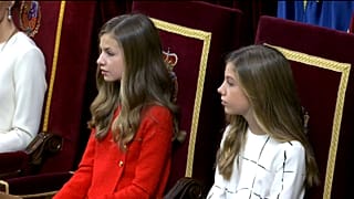 Kronprinzessin Leonor und ihre Schwester Sofia
