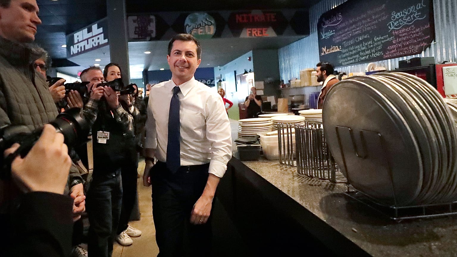 Democratic presidential candidate former South Bend Mayor Pete Buttigieg.
