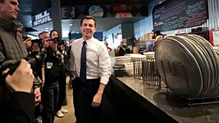 Democratic presidential candidate former South Bend Mayor Pete Buttigieg.