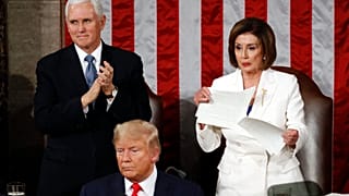 Party divisions on display as Trump gives annual State of the Union address